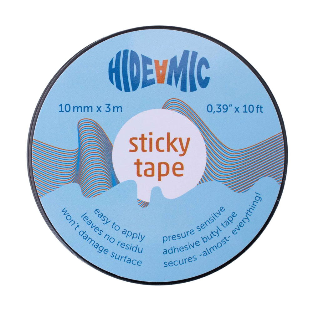 Hide-A-Mic Sticky Tape 12mm x 3m